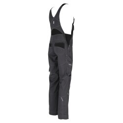 beb HANDWERK Herren Latzhose FLEX Polyestermix Grau/Schwarz