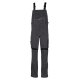 beb HANDWERK Herren Latzhose FLEX Polyestermix Grau/Schwarz