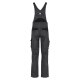 beb HANDWERK Herren Latzhose FLEX Polyestermix Grau/Schwarz