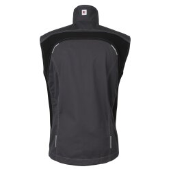 beb HANDWERK Herren Weste FLEX  Polyestermix Grau/Schwarz