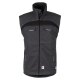 beb HANDWERK Herren Weste FLEX  Polyestermix Grau/Schwarz