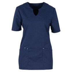 beb MEDIZIN/PFLEGE Damen KASACK Kurzarm V-Neck Marine...