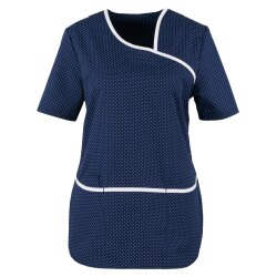 beb MEDIZIN/PFLEGE Damen KASACK Kurzarm V-Neck Marine...