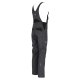 beb HANDWERK Herren Latzhose FLEX Polyestermix Grau/Schwarz 56