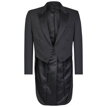 Wilvorst CLASSICs Herren Frack-Sakko Classic Fit Schwarz