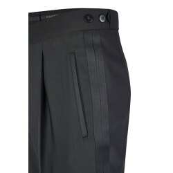 Wilvorst CLASSICs Herren Frack-Hose Classic Fit Schwarz