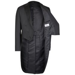 Wilvorst CLASSICs Herren Frack Sakko Modern Fit Schwarz 46