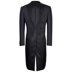Wilvorst CLASSICs Herren Frack Sakko Modern Fit Schwarz 48