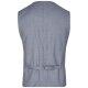 Wilvorst GREEN-WEDDING Herren Weste Revers Drop8 Hellblau