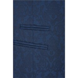 Wilvorst AFTER-SIX Herren Weste V-Neck Drop8 Blau Floral