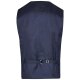 Wilvorst AFTER-SIX Herren Weste V-Neck Drop8 Blau Floral