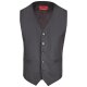 Wilvorst TZIACCO Herren Weste Royal V-Neck Anthrazit