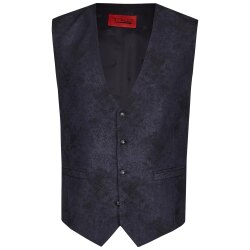 Wilvorst TZIACCO Herren Weste Royal V-Neck Webmuster...