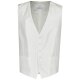 Wilvorst AFTER-SIX Herren Weste V-Neck Modern-Fit Weiß