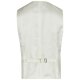Wilvorst AFTER-SIX Herren Weste V-Neck Modern-Fit Weiß
