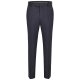 Atelier Torino Gala Hose Caio Modern Fit Blau mit leichtem Karo Webmuster Schurwolle Festanzug 881994/30