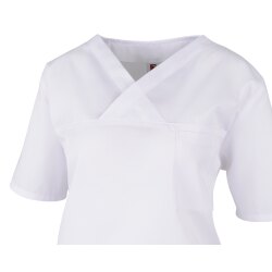 beb Basic Schlupfkasack Unisex Kurzarm Weiß