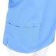 beb Basic Schlupfkasack Unisex Kurzarm Hellblau