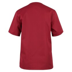 beb Basic Kasack Unisex Kurzarm Weinrot