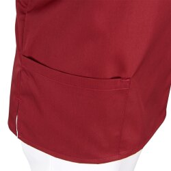 beb Basic Kasack Unisex Kurzarm Weinrot