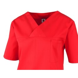 beb Basic Kasack Unisex Kurzarm Rot