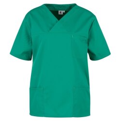 beb Basic Kasack Unisex Kurzarm Grün