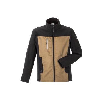 PLANAM Herren Hybridjacke NORIT 4-Wege-Stretch Sand/Schwarz