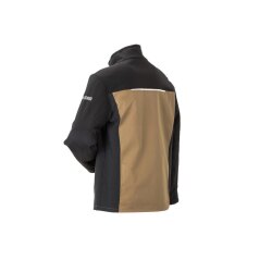 PLANAM Herren Hybridjacke NORIT 4-Wege-Stretch Sand/Schwarz