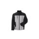 PLANAM Herren Hybridjacke NORIT 4-Wege-Stretch Zink/Schwarz