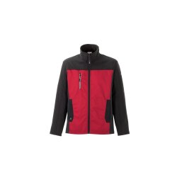 PLANAM Herren Hybridjacke NORIT 4-Wege-Stretch Rot/Schwarz