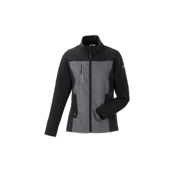PLANAM Damen Hybridjacke NORIT 4-Wege-Stretch Schiefer/Schwarz