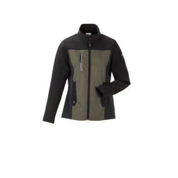 PLANAM Damen Hybridjacke NORIT 4-Wege-Stretch Oliv/Schwarz