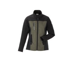 PLANAM Damen Hybridjacke NORIT 4-Wege-Stretch Oliv/Schwarz