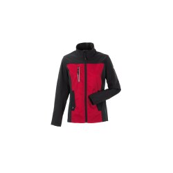 PLANAM Damen Hybridjacke NORIT 4-Wege-Stretch Rot/Schwarz