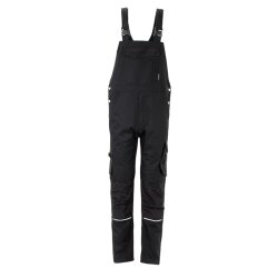 PLANAM Herren Latzhose NORIT 4-Wege-Stretch Schwarz