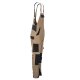 PLANAM Herren Latzhose NORIT 4-Wege-Stretch Sand/Schwarz