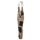 PLANAM Herren Latzhose NORIT 4-Wege-Stretch Sand/Schwarz
