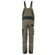 PLANAM Herren Latzhose NORIT 4-Wege-Stretch Oliv/Schwarz