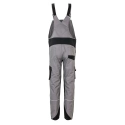 PLANAM Herren Latzhose NORIT 4-Wege-Stretch Zink/Schwarz
