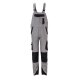 PLANAM Herren Latzhose NORIT 4-Wege-Stretch Zink/Schwarz