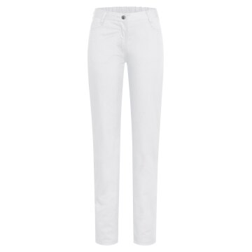 Greiff CARE Damen Hose 5-Pocket-Style Regular-Fit Weiß