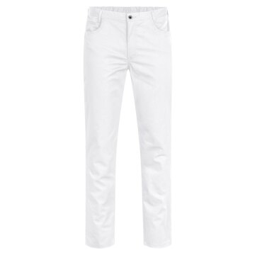 Greiff CARE Herren Hose 5-Pocket-Style Regular-Fit Weiß