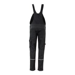 PLANAM Damen Latzhose NORIT 4-Wege-Stretch Schwarz