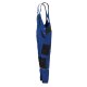 PLANAM Damen Latzhose NORIT 4-Wege-Stretch Kornblau/Schwarz