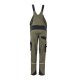 PLANAM Damen Latzhose NORIT 4-Wege-Stretch Oliv/Schwarz