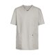Greiff CARE unisex Schlupfkasack Kurzarm V-Neck Regular Hellgrau