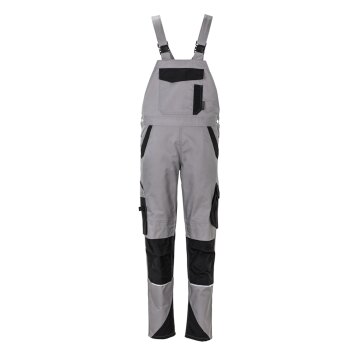 PLANAM Damen Latzhose NORIT 4-Wege-Stretch Zink/Schwarz