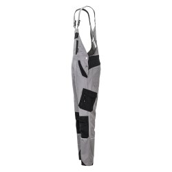 PLANAM Damen Latzhose NORIT 4-Wege-Stretch Zink/Schwarz