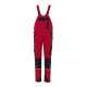 PLANAM Damen Latzhose NORIT 4-Wege-Stretch Rot/Schwarz