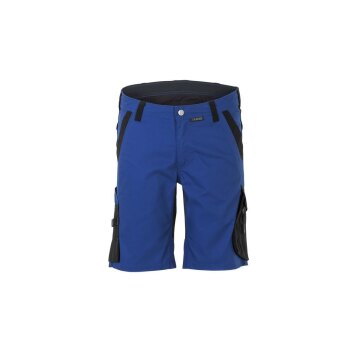 PLANAM Herren Shorts NORIT 4-Wege-Stretch Kornblau/Schwarz